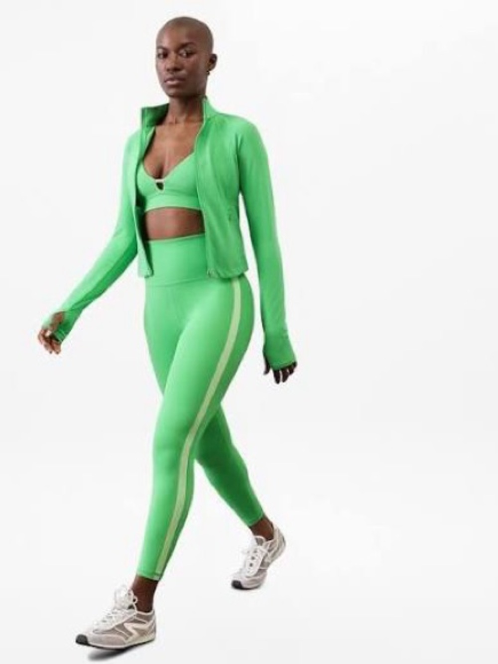 Athleta Elation Ultra High Rise Colorblock 7/8 Leggings